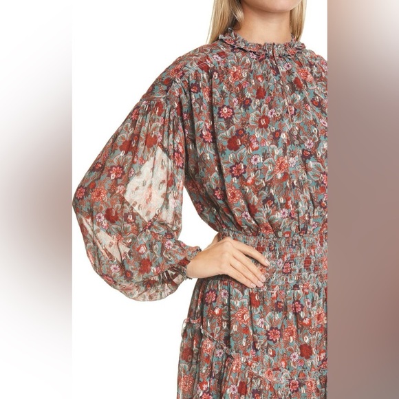 RAMY BROOK Blake Print Long Sleeve Minidress (D8) - Picture 7 of 13